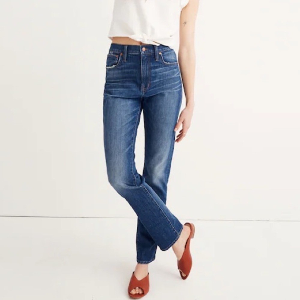 Madewell The High-Rise Slim Boy Jean in Milton Wash 33